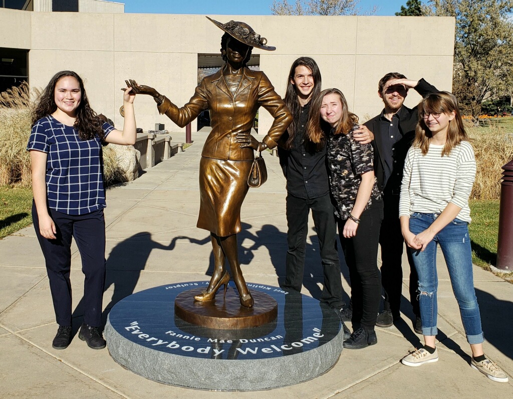 CSC Students Perform At Fannie Mae Duncan Statue Unveiling