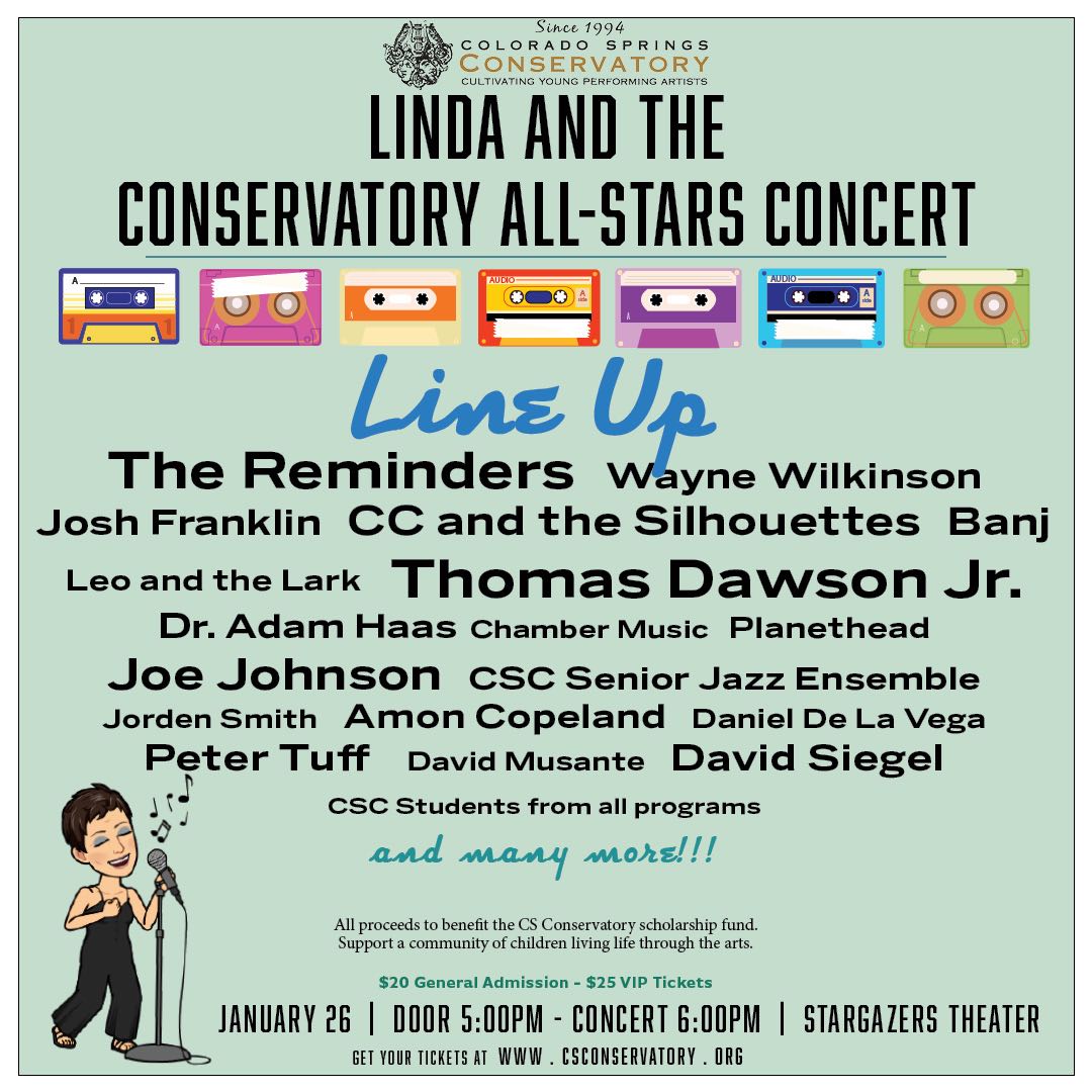 Amazing Line Up for Linda Weise and the Conservatory All-Stars
