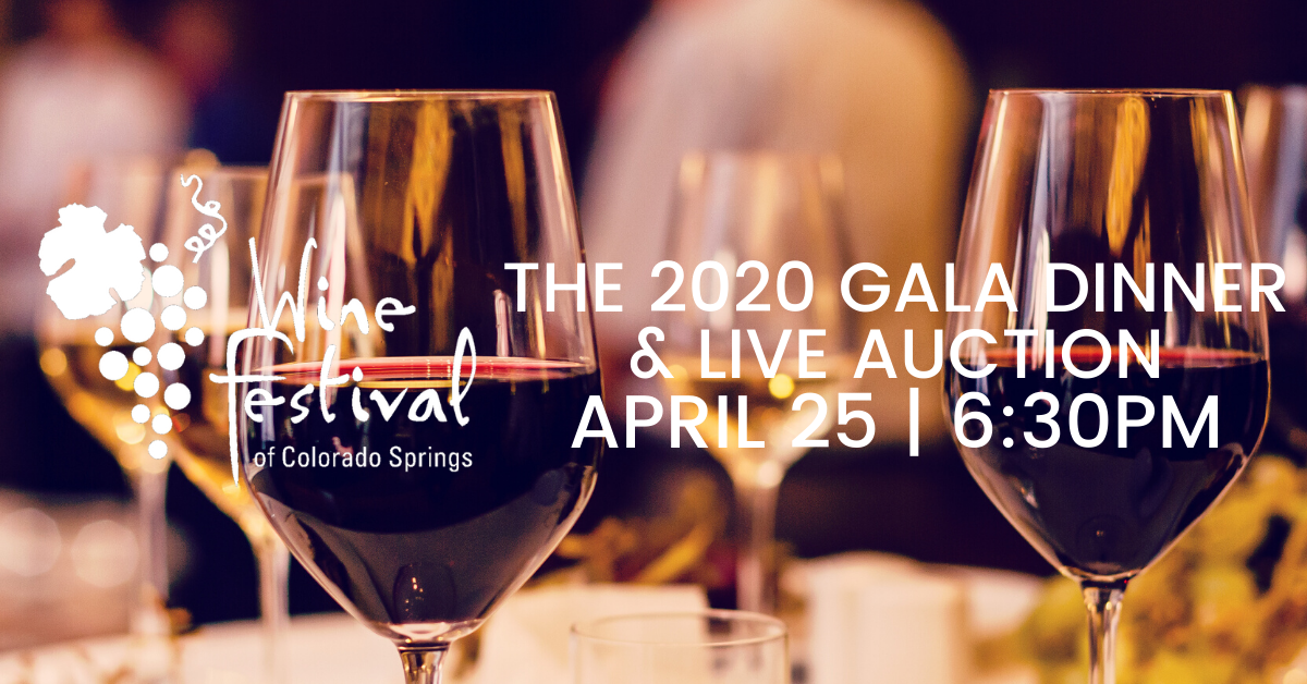 2020 gala dinner wine festival