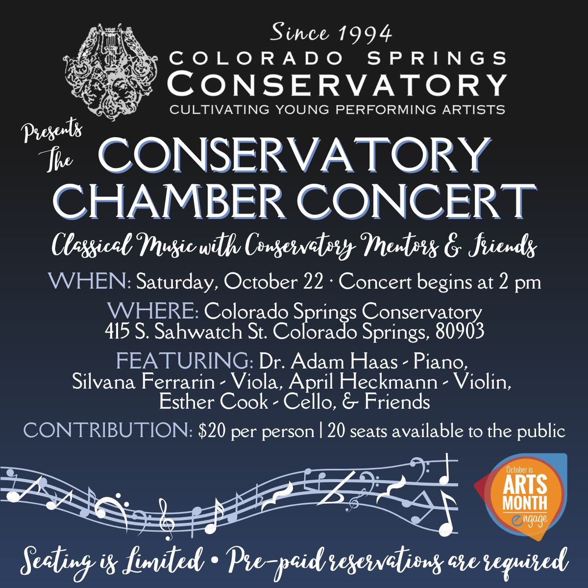 October 22 2022 Chamber concert