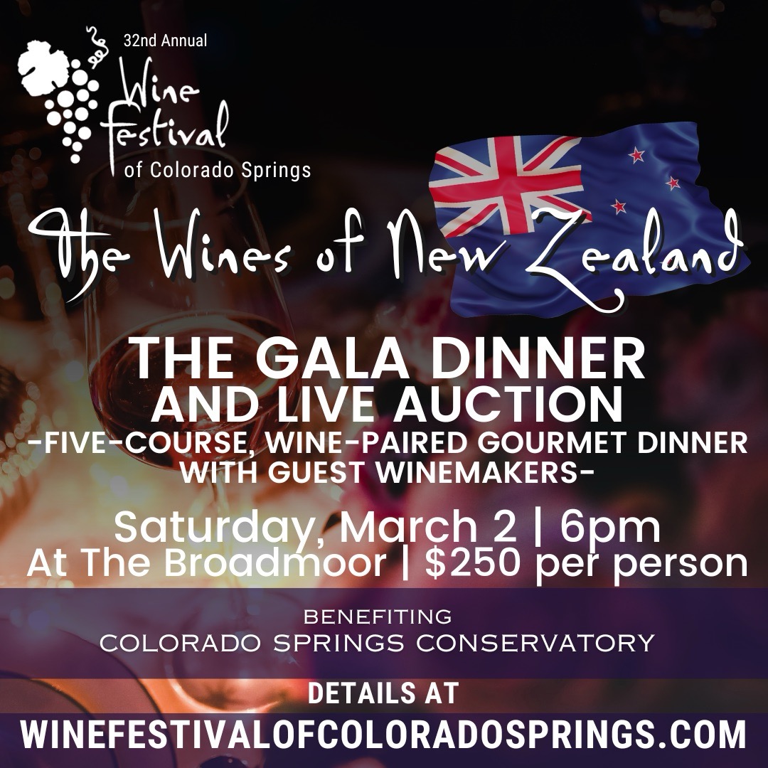 The Gala Dinner & Live Auction 2024 Colorado Springs wine festival