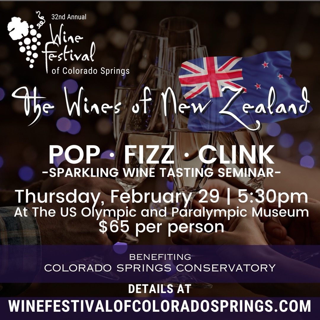 Pop, Fizz, Clink: Sparkling Wine Seminar 2024 Colorado Springs wine festival