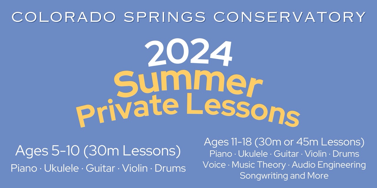 2024 Summer music lessons in Colorado Springs