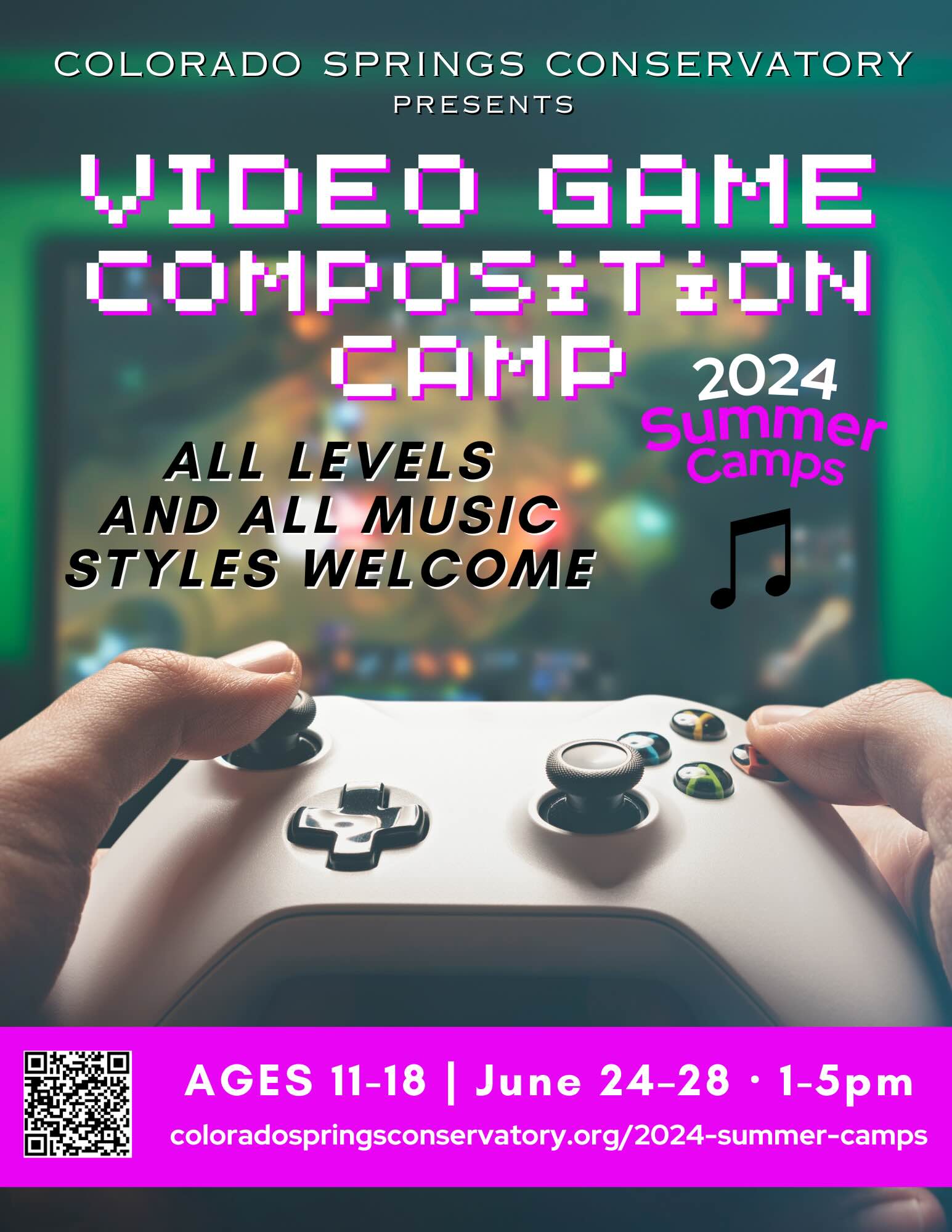video game composition camp