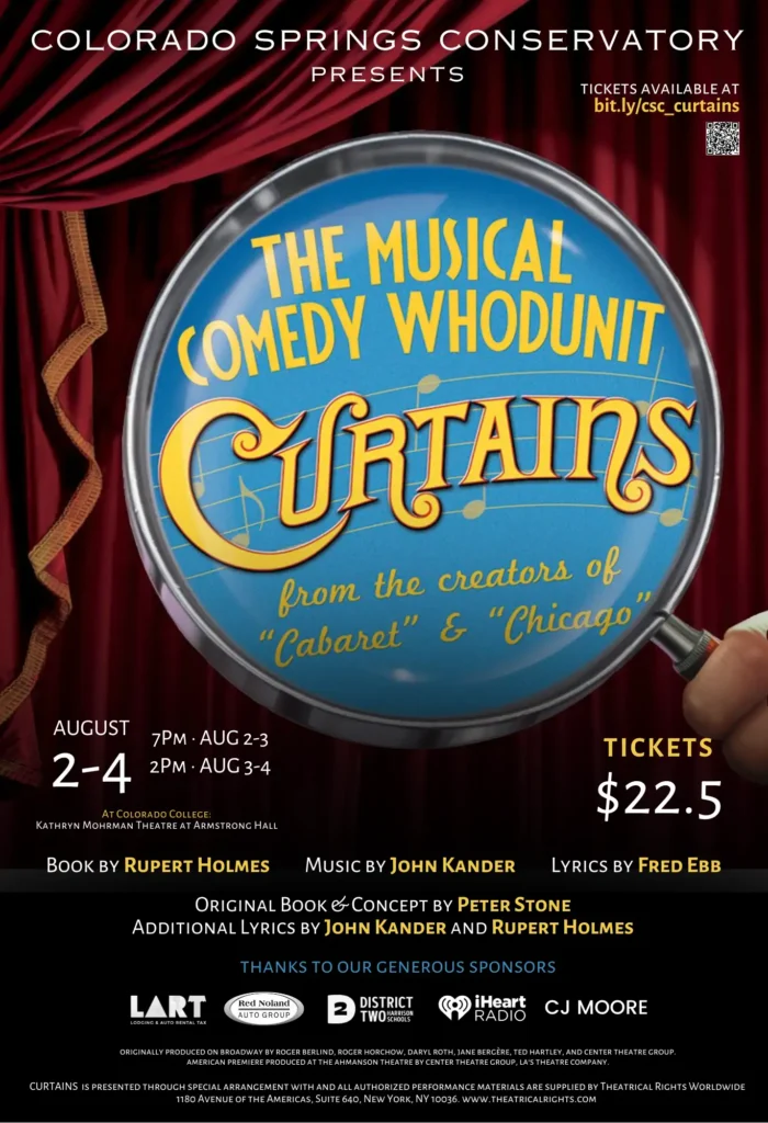 Curtains performances by the Colorado Springs Conservatory