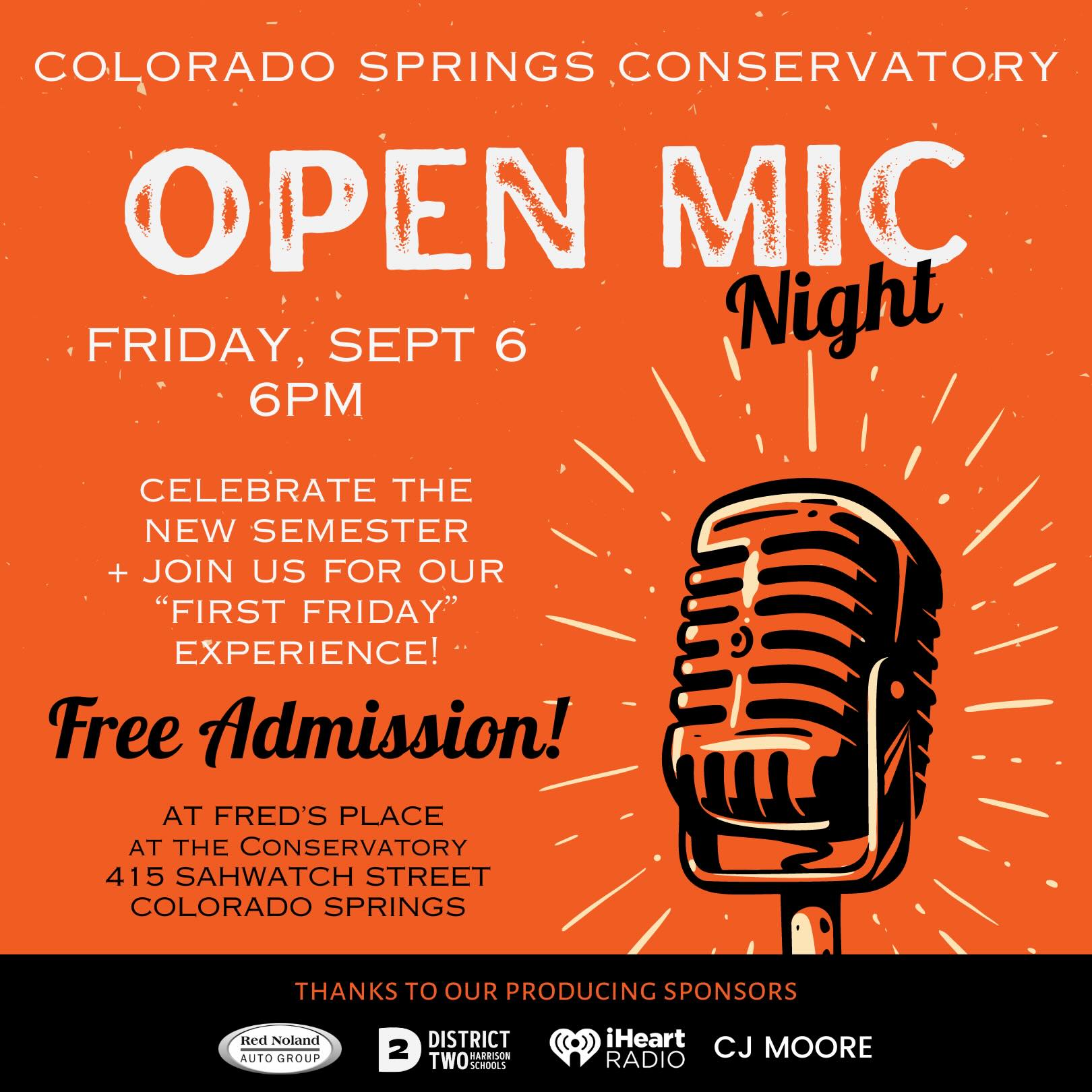 Open Mic night at CSC