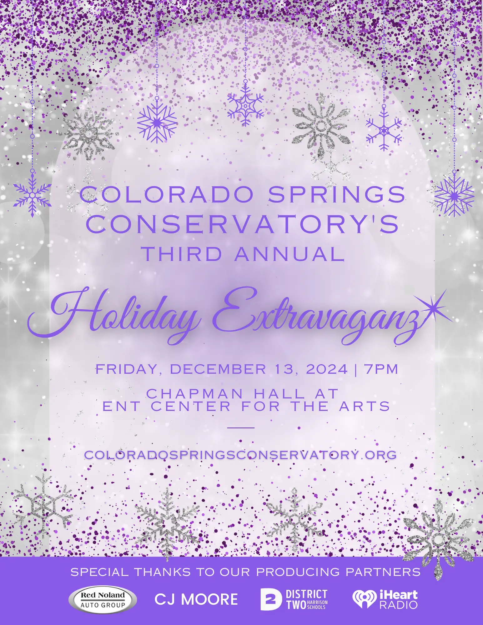 3rd annual Holiday Extravaganz with the Colorado Springs Conservatory