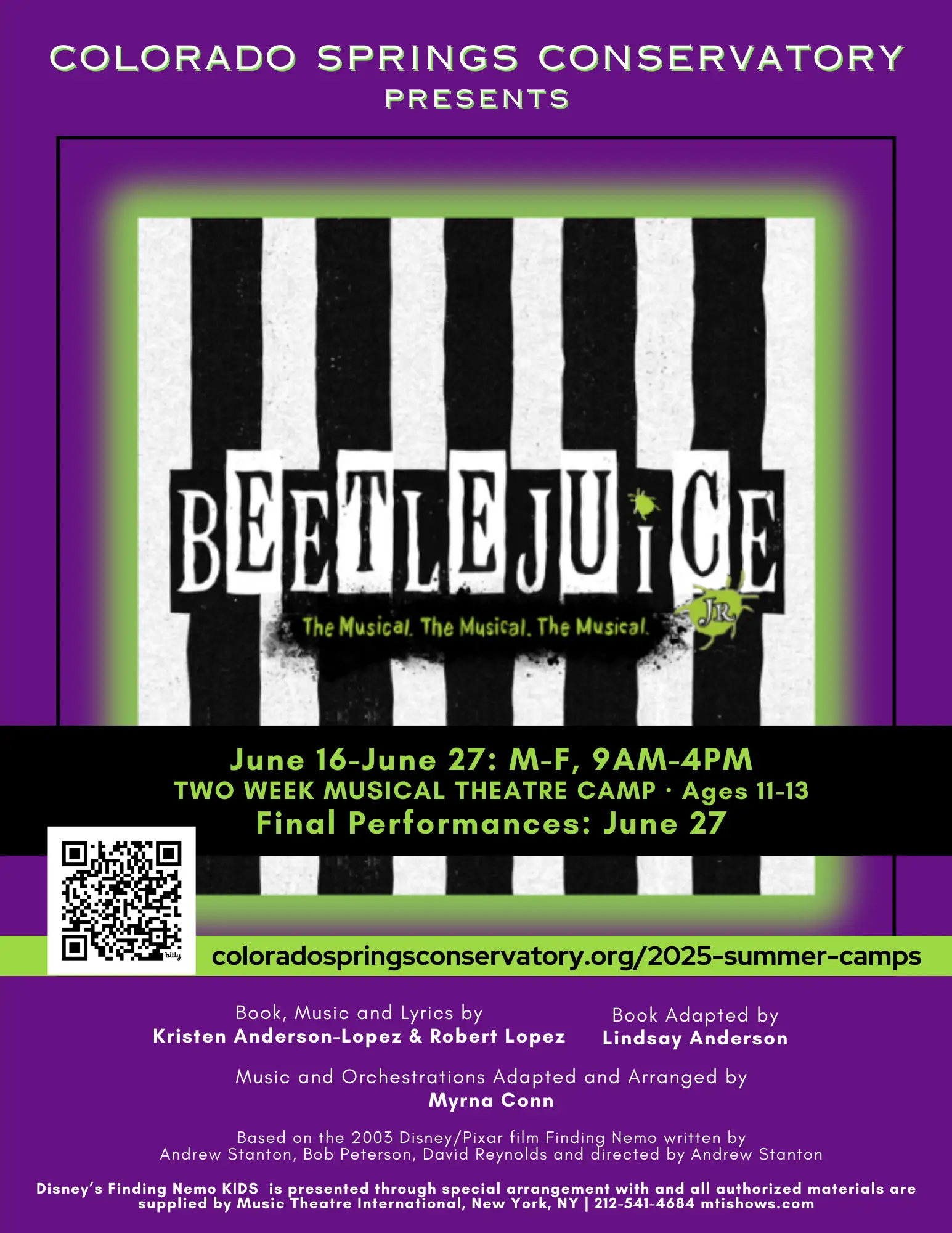 2025 Beetlejuice summer camp