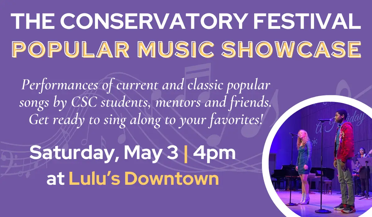 2025 Conservatory Festival Popular Music Showcase