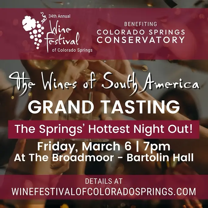 The Grand Tasting at the 2026 Colorado Springs Wine Festival