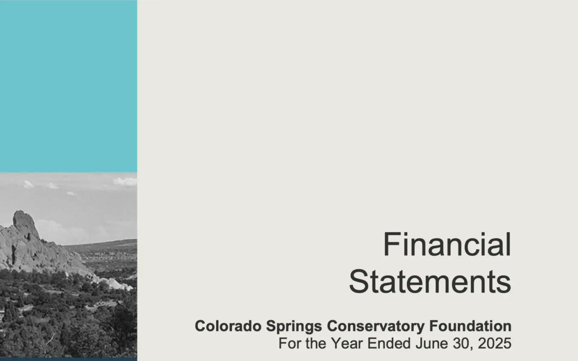 Cover of the 2025 CSC FY25 audit